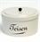 Small Round Teisen Tin Putty Grey