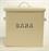 Large Square Bara Bin Cream