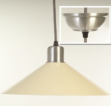 J D French Kitchen Pendant in Cream