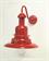Large Fisherman Wall Lamp in Red