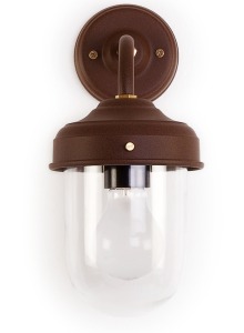 Stable Wall Lamp in Cocoa Bean