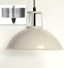 Paris Pendant in Putty Grey