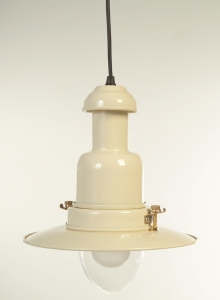 Small Fishermans Pendant in Cream