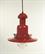 Small Fishermans Pendant in Red