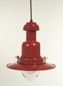Small Fishermans Pendant in Red