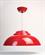 The Retro Pendant Light in Red