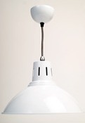 The Milan Pendant Light in White