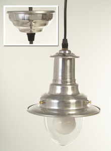 Mini Harbour Pendant in Aluminium