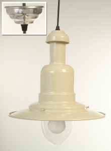Large Harbour Pendant in Cream