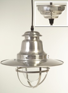 Large Quayside Pendant in Aluminium