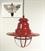 Large Quayside Pendant in Red