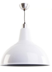 J D Kitchen Pendant in White
