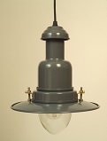 Small Fishermans Pendant in Shingle Grey