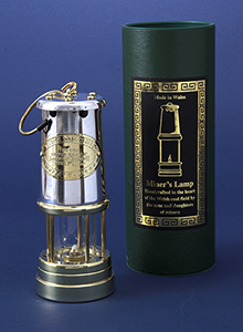 Large Half Nickel Effect Miners Lamp